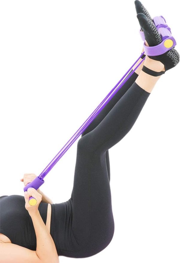 Elastic Pull Ropes Tummy Trimmer (random Colors)