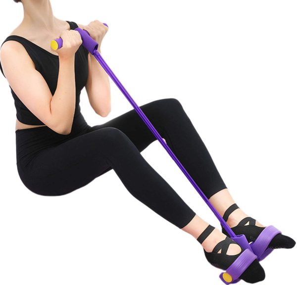 Elastic Pull Ropes Tummy Trimmer (random Colors)